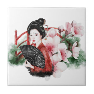 Het ontwerp uit de Okinawa-reeks 38 Tegeltje