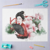 Het ontwerp uit de Okinawa-reeks 38 Tissuepapier (Craft)