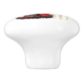 Het ontwerp uit de Okinawa-reeks 39 Keramische Knop (Zijkant)