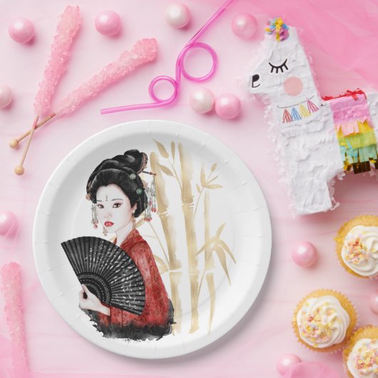 Het ontwerp uit de Okinawa-reeks 39 Papieren Bordje (Feest)