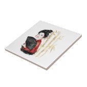 Het ontwerp uit de Okinawa-reeks 39 Tegeltje (Zijkant)