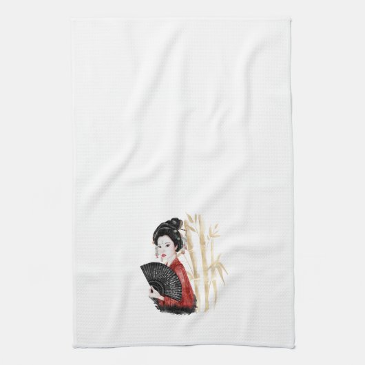 Het ontwerp uit de Okinawa-reeks 39 Theedoek (Verticaal)