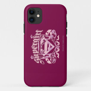 Het Ontwerp van CREST van Supergirl Case-Mate iPhone Case