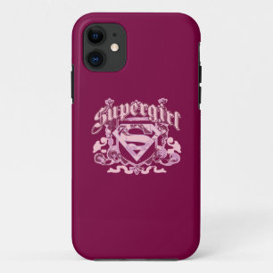Het Ontwerp van CREST van Supergirl iPhone 11 Hoesje