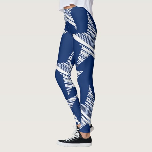 Het ontwerp van de Amerikaanse sterren. leggings (Links)