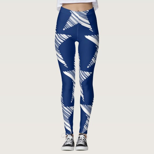 Het ontwerp van de Amerikaanse sterren. leggings (Voorkant)