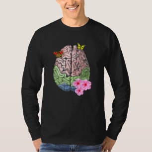 Het ontwerp van de anatomie van het menselijk bre t-shirt