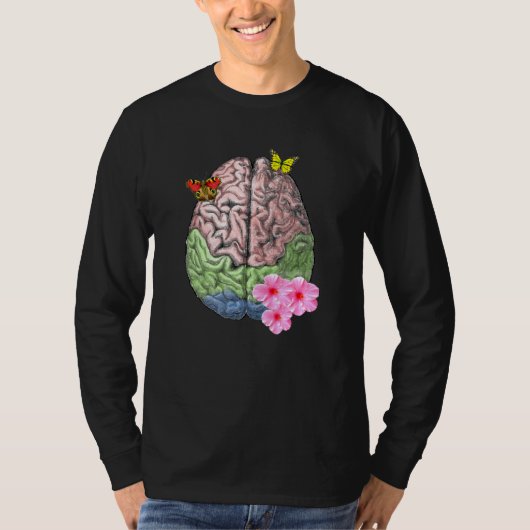 Het ontwerp van de anatomie van het menselijk bre t-shirt (Voorkant)