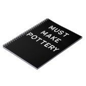 Het ontwerp van de batterij moet lichte klepkerami notitieboek (Linkerzijde)