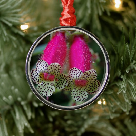 Het Ontwerp van de Bloem van de luipaard Metalen Ornament (Boom)