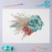 Het ontwerp van de Boho Bouquet reeks 13 Tissuepapier (Craft)