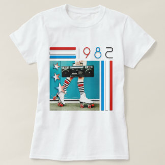 Het Ontwerp van de Boom van de Boom van de Retro v T-shirt