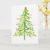 Het ontwerp van de Boom van de La La La Fa op een  Kaart (Gele Bloem)