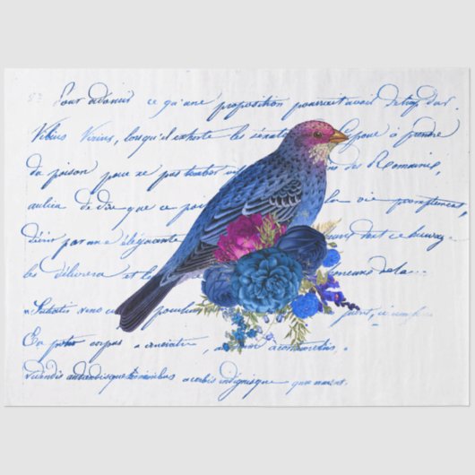 Het ontwerp van de Bouquet-reeks 103 Tissuepapier (Voorkant)