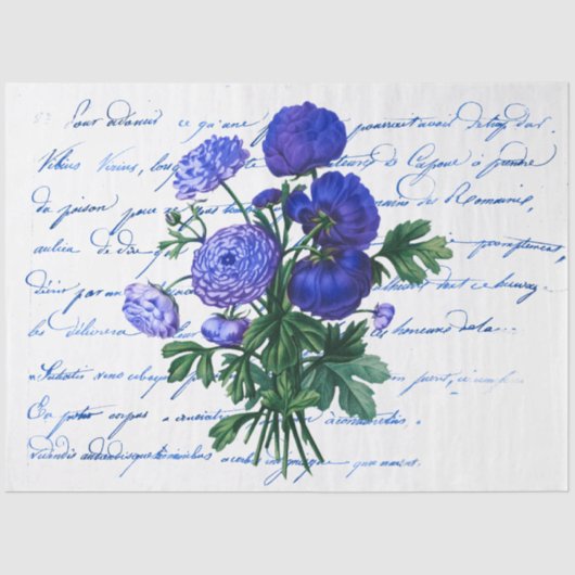 Het ontwerp van de Bouquet-reeks 106 Tissuepapier (Voorkant)