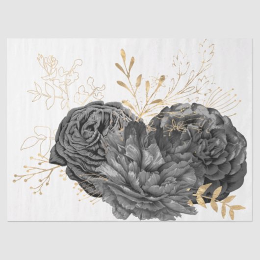 Het ontwerp van de Bouquet-reeks 10 Tissuepapier (Voorkant)