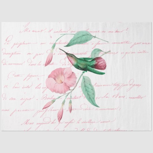 Het ontwerp van de Bouquet-reeks 119 Tissuepapier (Voorkant)