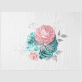 Het ontwerp van de Bouquet-reeks 168 Tissuepapier