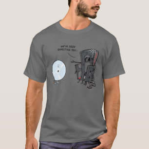 Het ontwerp van de cartoon goot goed over Cassette T-shirt