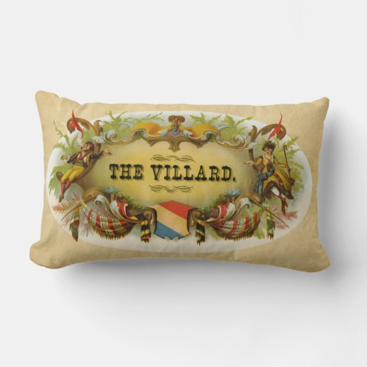 Het ontwerp van de  Cigar Box van de Villard Haban Kussen (Voorkant)