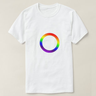 Het Ontwerp van de Cirkel GLBTQ van de Trots van T-shirt