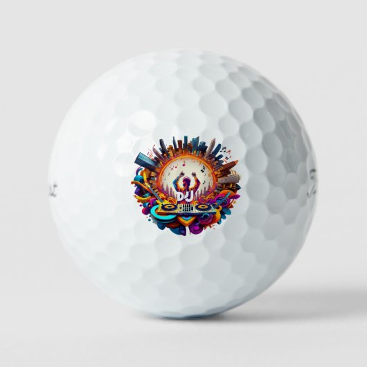 Het ontwerp van de City Symphony Golfballen (Voorkant)