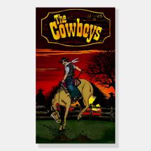 Het ontwerp van de "Cowboys" Foam Boards.