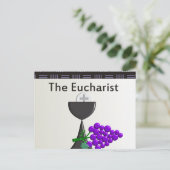 Het ontwerp van de Eucharistisch Chalice en de Gra Briefkaart (Staand voorkant)