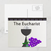 Het ontwerp van de Eucharistisch Chalice en de Gra Briefkaart (Voorkant / Achterkant)