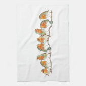 Het ontwerp van de Europese rode roodrover. Theedoek (Verticaal)