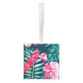 Het ontwerp van de Exotic Pink Flowers Decoratie (Rechts)