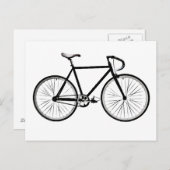 Het Ontwerp van de fiets Briefkaart (Voorkant / Achterkant)