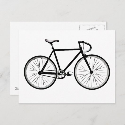 Het Ontwerp van de fiets Briefkaart (Voorkant / Achterkant)