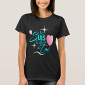 Het ontwerp van de Franse romanticus T-shirt (Voorkant)