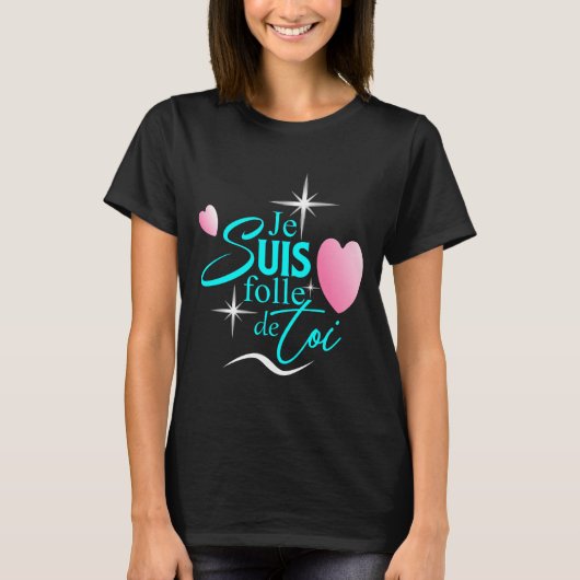 Het ontwerp van de Franse romanticus T-shirt (Voorkant)