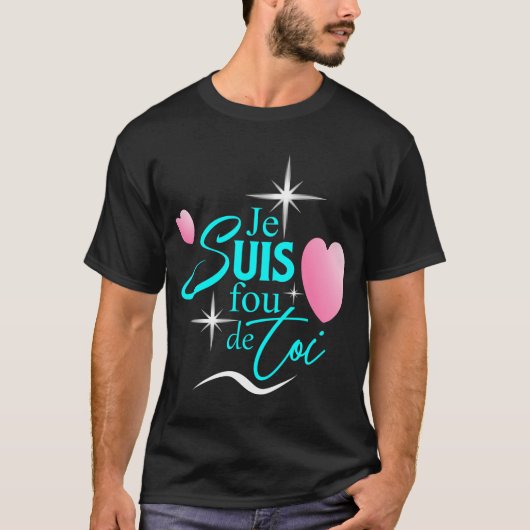 Het ontwerp van de Franse Valentijnse T-shirt (Voorkant)