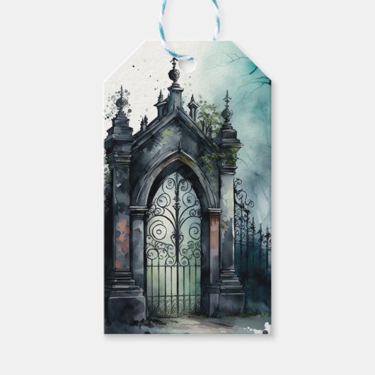 Het ontwerp van de Gate reeks van de kerkhof van d Cadeaulabel (Voorkant)