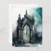 Het ontwerp van de Gate reeks van de kerkhof van d Feestdagenkaart (Voorkant / Achterkant)