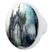 Het ontwerp van de Gate reeks van de kerkhof van d Keramische Knop (Rechts)