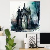 Het ontwerp van de Gate reeks van de kerkhof van d Poster (Thuiskantoor)