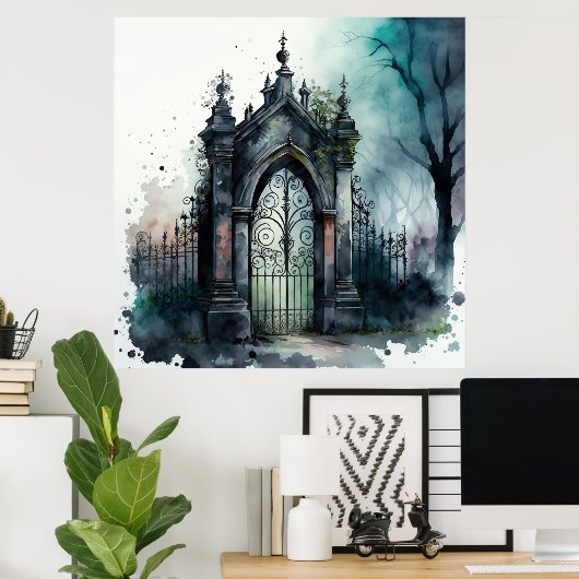 Het ontwerp van de Gate reeks van de kerkhof van d Poster (Thuiskantoor)