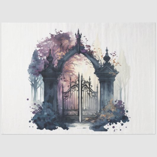 Het ontwerp van de Gate reeks van de kerkhof van d Tissuepapier (Voorkant)