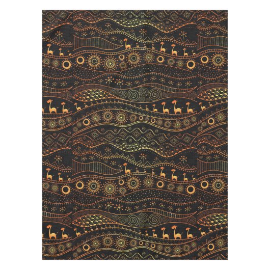 Het ontwerp van de Giraffe Tafelkleed (Voorkant)