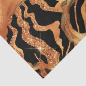 Het ontwerp van de Glitter Tiger Series #10 Tissuepapier (Detail)