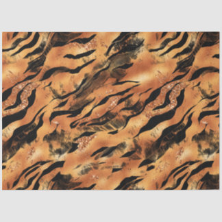 Het ontwerp van de Glitter Tiger Series #9 Tissuepapier