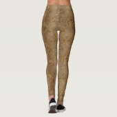 Het ontwerp van de Gold Velvet-serie 10 Leggings (Achterkant)