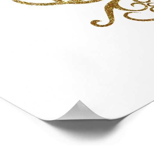 Het ontwerp van de gouden vlinder wijzigen poster (Hoek)