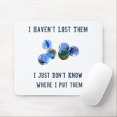 het ontwerp van de grappenmaker oldies verliezen muismat (Met muis)