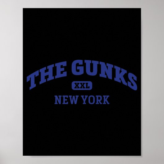 Het ontwerp van de Gunks College Style Rock-klimaa Poster (Voorkant)