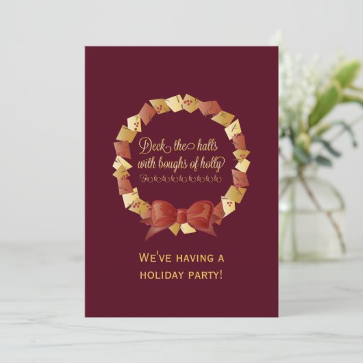 Het ontwerp van de halls Lyrics decoderen Kaart (Staand voorkant)